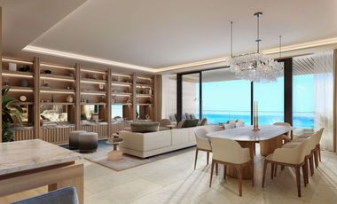 Condo en venta con vista al mar, terraza amplia, Centro, Isla Mujeres
