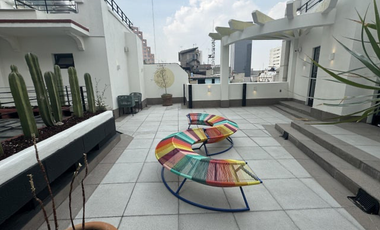 RENTA DE LOFT O ESTUDIO NUEVO EN LA COLONIA JUAREZ MUY CERCANO A REFORMA