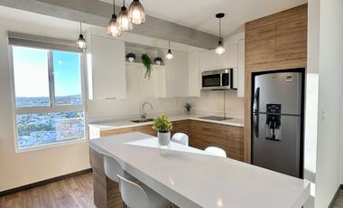 RENTO PRECIOSO CONDOMINIO TOTALMENTE AMUEBLADO, MAGNIFICA UBICACIÓN