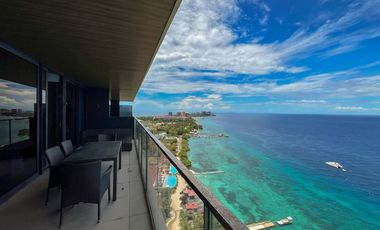 BARGAIN (OPTION TO RENT 110K + dues)!! 25.5m PHP net of All taxes SENSATIONAL PANORAMIC FULLY FURNISHED Two bedroom UNIT at The Reef Condominium