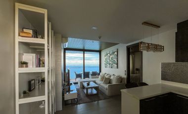 BARGAIN (OPTION TO RENT 110K + dues)!! 25.5m PHP net of All taxes SENSATIONAL PANORAMIC FULLY FURNISHED Two bedroom UNIT at The Reef Condominium