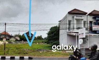 DIJUAL TANAH STRATEGIS JALAN UTAMA MAHENDRADATTA PADANGSAMBIAN DENPASAR, BALI