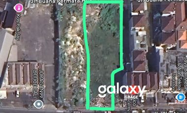 DIJUAL TANAH STRATEGIS JALAN UTAMA MAHENDRADATTA PADANGSAMBIAN DENPASAR, BALI