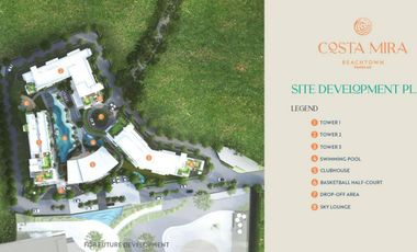 For Assume: Studio Unit in Costa Mira Panglao with view of Amenities and Sea