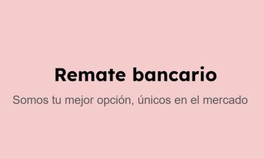 Bonito departamento en remate, excelente ubicación!