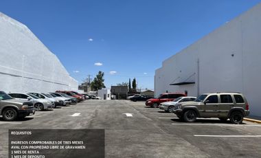SE RENTA BODEGA  CALLE MIÑACA  ENTRE BLVD. OSCAR FLORES Y EJE VIAL  JUAN GABRIEL
