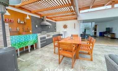 VENTA DE EXCLUSIVO DÚPLEX DE 400 M² EN ZONA RESIDENCIAL – SURCO  A solo minutos de la Universidad de Lima y el Jockey Plaza