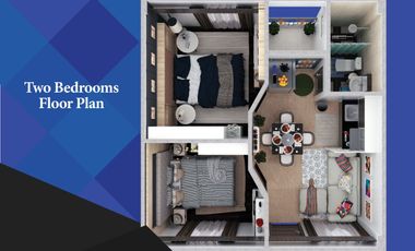 RFO 2 Bedroom Condo for Sale in Mactan Lapu-lapu City Cebu