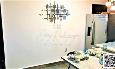 DEPARTAMENTO AMUEBLADO EN RENTA, TORRE CELSUS, 2 RECÁMARAS, BLVD. INSURGENTES ZONA NORTE