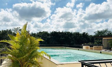 DEPARTAMENTO EN EMILIA RESIDENCES ARBOLADA CANCUN