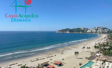 Departamento en venta con terraza y vista al mar.