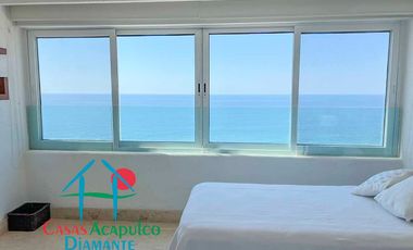 Departamento en venta con terraza y vista al mar.