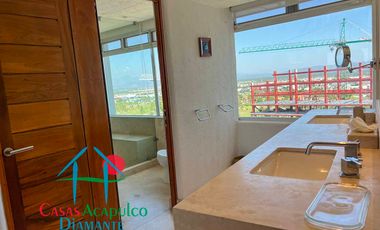 Departamento en venta con terraza y vista al mar.
