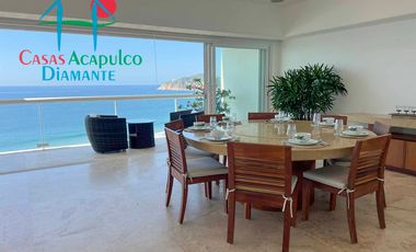 Departamento en venta con terraza y vista al mar.