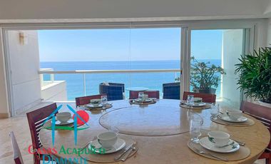 Departamento en venta con terraza y vista al mar.