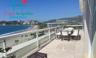 Departamento en venta con terraza y vista al mar.