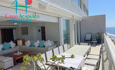 Departamento en venta con terraza y vista al mar.