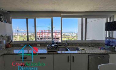 Departamento en venta con terraza y vista al mar.