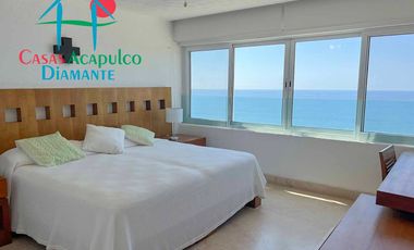 Departamento en venta con terraza y vista al mar.