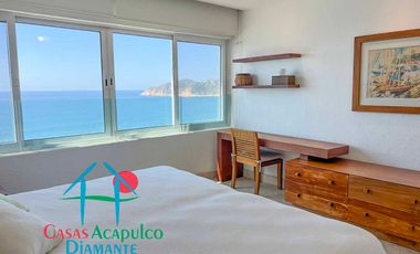 Departamento en venta con terraza y vista al mar.
