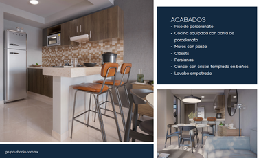 PREVENTA DEPARTAMENTO 2-RECÁMARAS OTHON PARK