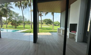 En alquiler exclusiva casa de estreno en Mocoli Golf, Isla Mocoli, Samborondon