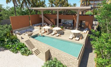 DEPARTAMENTO DE 3 HABITACIONES FRENTE AL MAR EN COSTA MUJERES GYM/SPA/ALBERCA