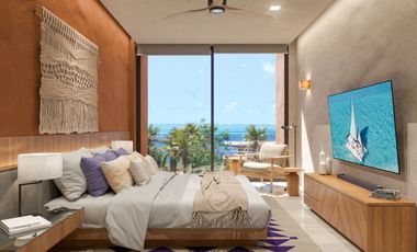 DEPARTAMENTO DE 3 HABITACIONES FRENTE AL MAR EN COSTA MUJERES GYM/SPA/ALBERCA