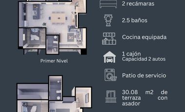 DEPARTAMENTOS EN PREVENTA EN VENTURA PUENTE •GILDARDO•