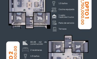 DEPARTAMENTOS EN PREVENTA EN VENTURA PUENTE •GILDARDO•