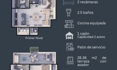 DEPARTAMENTOS EN PREVENTA EN VENTURA PUENTE •GILDARDO•