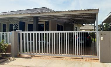 Completed villa in the residential area of 89 Village, Mae Ramphueng, Rayong