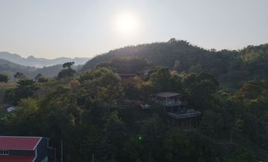 Land for sale with mountain view, good atmosphere, Doi Hang, Chiang Rai Special price land, suitable for investment and business