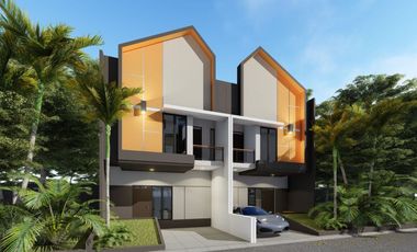 DIJUAL RUMAH 2 LANTAI SCANDINAVIAN