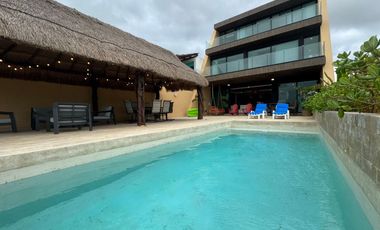 Casa frente al mar con alberca privada en venta, San Benito, Yucatán
