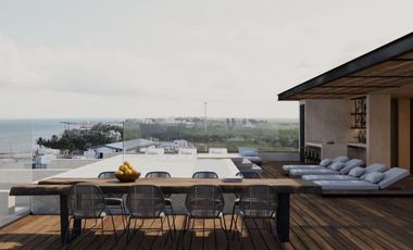 DEPARTAMENTO A PASOS DE LA PLAYA EN PUERTO MORELOS