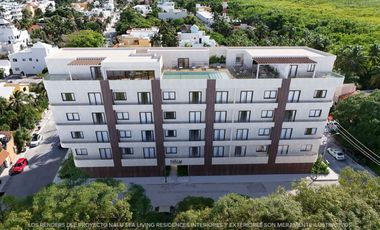 DEPARTAMENTO A PASOS DE LA PLAYA EN PUERTO MORELOS