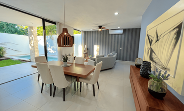 CASA 3 HABITACIONES CON JARDIN EN PLAYA DEL CARMEN