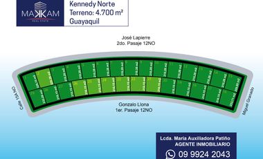 Terreno en venta en Guayaquil, Kennedy - Estacionamiento