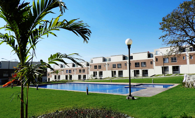 Casa de 3 recámaras, modelo Amatista, con alberca en condominio, Fraccionamiento Real Santa Fe, Xochitepec, Mor.