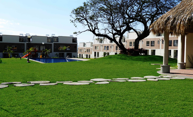 Casa de 3 recámaras, modelo Amatista, con alberca en condominio, Fraccionamiento Real Santa Fe, Xochitepec, Mor.