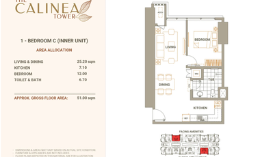 3BR Condo Near SM Grand central Calinea DMCI Homes