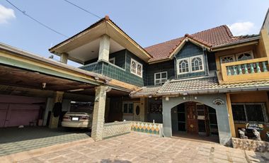 Spacious Detached House Near MRT!! Chantimathani Village, Bang Bua Thong 65 sq.w. 280 sq.m. Near Kanchanaphisek Rd., Central Westgate, MRT Khlong Bang