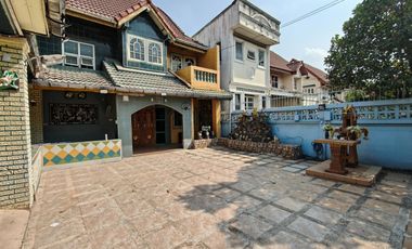 Spacious Detached House Near MRT!! Chantimathani Village, Bang Bua Thong 65 sq.w. 280 sq.m. Near Kanchanaphisek Rd., Central Westgate, MRT Khlong Bang