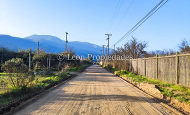 Se venden o permutan 5 sitios de 1000 m2 cada uno en Cuyuncavi abajo, Curacaví