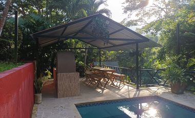 CABAÑA AMOBLADA CON PISCINA,HERMOSA VISTA EN MINCA SANTA MARTA.