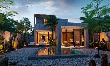 ESPECTACULAR CASA CON ALBERCA EN HOLISTIKA TULUM