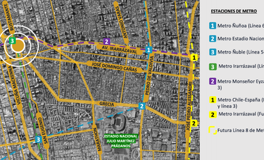 Arriendo Locales Comerciales Nuevos, Parque Bustamante, Ñuñoa LPC-36