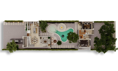 ESPECTACULAR CASA CON JARDIN Y ALBERCA A METROS DE LA PLAYA EN TULUM