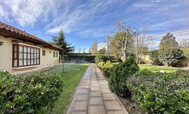LOS ANDES - VENTA PARCELA CON CASA 5D 4B - LOS VILLARES